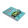 Gift notebook, 45 sheets, line, on the castle, on the crest, green car (17.8x13cm) 10549