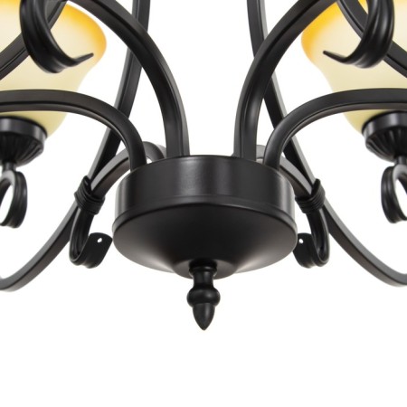 Chandelier 2711/6 E27 40W Black 75x75x51-81 cm Bayerlux-6