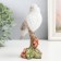 Polystone souvenir "Bird on the winter mountain ash" 7x6x15.5 cm