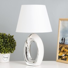 Katherine desktop E14 40W is white-silver 25x25x40 cm Risalux