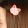 Hair clips "Mask", anime, 3.7 x 3.5 x 1 cm