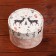 Box "New Year deer" hooked without a window 12 x 8 cm