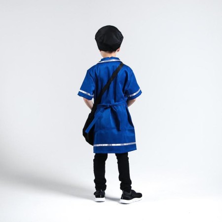 The carnival costume "Postman", cap, jacket, bag, height 112-134 cm-2