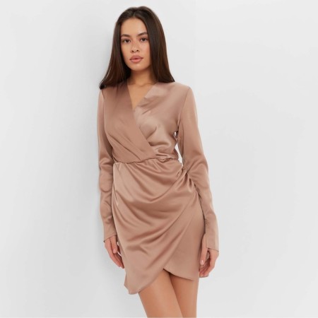 Women's dress Mist, size 46, beige color-3