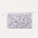 Cosmetic bag with lightning, white color