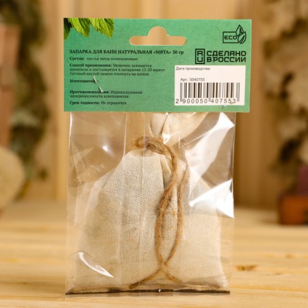 Zaparka for the bath is natural "Mint" 30 g-1