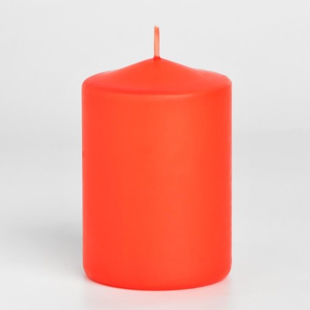 Candle-cylinder, 6x8.5 cm, 180 g, 12 hours, red-1