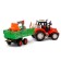 Tractor inertial "Farmer", with a trailer, color mix