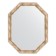 Mirror in the baguette frame, Provence with weaving 70 mm, 73x93 cm