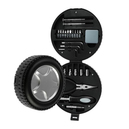 Tundra instruments set, gift plastic case "Wheel", 24 items