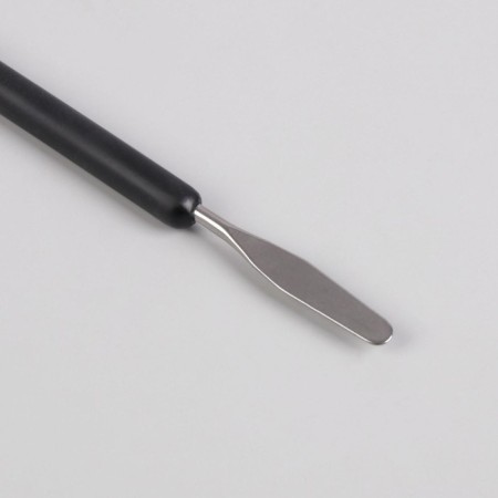 Acryl-gel brush, petal, 18 cm, d-5 × 17 mm, black/silver color-3