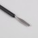Acryl-gel brush, petal, 18 cm, d-5 × 17 mm, black/silver color