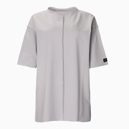 Women's T-shirt MIST BASE, L-XL size, gray color-1