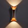 Facade lamp "Elegant", FSD-090, 6 W, 3000K, IP65, 220 V, metal, white and golden