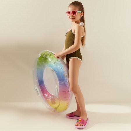 Swimsuit Assed children's minku color green growth 140-146 cm-3