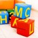 Set of soft cubes "Letter-Divan" 10 pieces