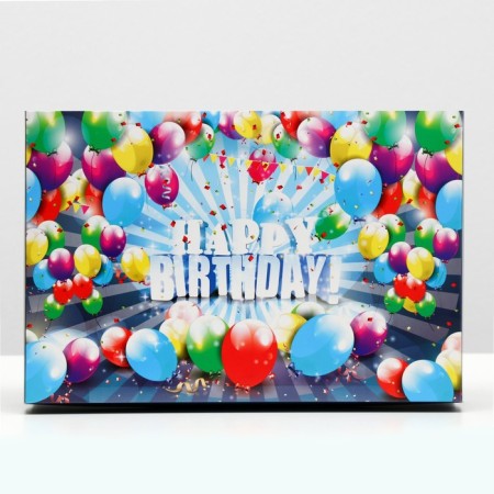 Gift box, cover is, the team "Best day of the year", 30 x 20 x 7 cm-3