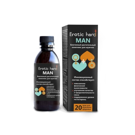 Biogenic Erotichard concentrate, for men, to enhance an erection, 250 ml-3