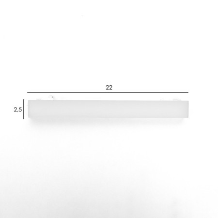 TRUKOL LOMK ULTRA "Line" LED 10W 3000K-5700k CRI90 White 23x2.6x2.4cm-6