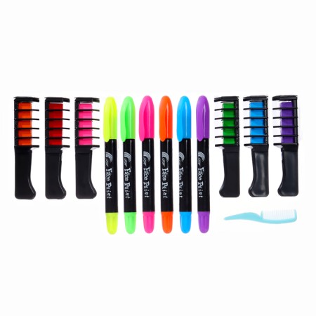 Hair set: crayons and felt -tip pens-6