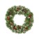 Christmas wreath "elegant" with a snow -covered decor 40 cm., 90 branches
