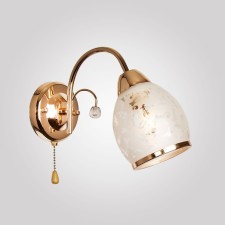Wall lamp Eurosvet 30026/1, E27, 1x60W, 220x120x170 mm, color gold