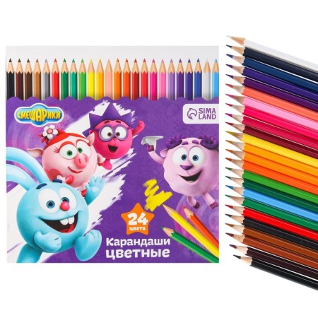 Color pencils, 24 colors, hexagonal, mixes-6