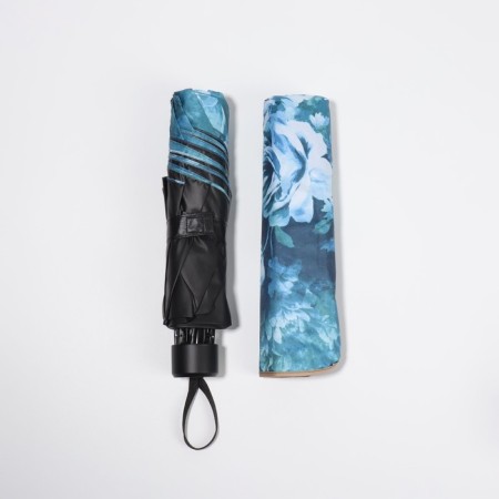 Mechanical umbrella “Air Peonies”, Eponge, 4 additions, 8 spokes, r = 48 cm, color mix-9