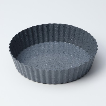 The baking uniform “Elin Marble”, D = 24 cm, removable bottom, anti -stick coating, color gray