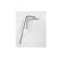 Facade lamp "Ray", FSD-011, 6 W, 3000K, 3 rays, IP65, 220 V, metal, white
