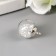 Suspension decorative for creativity glass "ball - pebbles" transparent d = 1.6 cm set 10 pcs