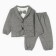 Set for a boy, gray color, height 74 cm