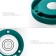Magnetic level Kraftool Bulls Eye 34789, D = 49 mm, sensitivity 0.5 °, 49 mm