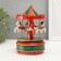 Souvenir Plastic Musical Mean. "Carousel - horses" green -red 10.5x10.5x17.5 cm