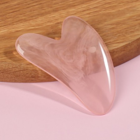 Guashe massor "Heart", 8.5 × 5.5 cm, pink color-3