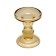 Glass candlestick, 85 × 85 × 110 mm, beige color