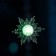 LED toy on Velcro "Snowflake" 11 cm, batteries Lr44x3, glow of multi