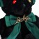 Soft toy "Bear" with a green bow, 31 cm