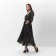 Women's dress with MIST MIDI belt, size 42, black