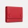 Women's wallet on magnets, red color