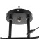 Chandelier "Arya" 3he27 40W black 58x26 cm