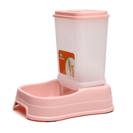 Auto feeder 1.5 l, 23.5 x 16 x 24 cm, pink-1