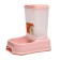 Auto feeder 1.5 l, 23.5 x 16 x 24 cm, pink