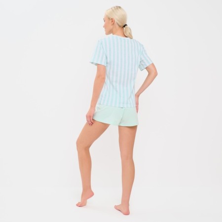 Women's pajamas (T -shirt and shorts) KAFTAN "Ice Mint" p. 40-42-2