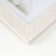 Photo frame plastic 13x18 cm "Rombs. Texture of the tree" White 21.5x16.5 cm