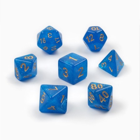 Cubes set for D&D (Dungeons and Dragons, DND) "Game time", Series: D&D, 7 pcs-1