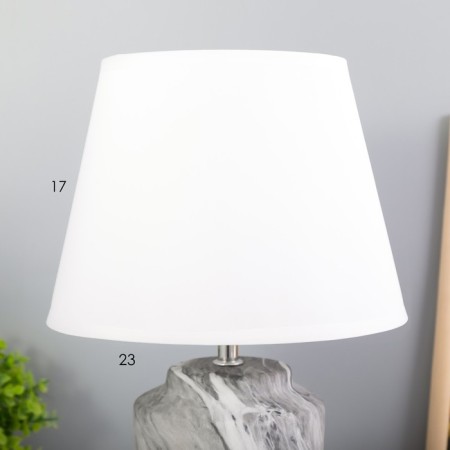 Table lamp 16381/1 E27 40W gray 23x23x39 cm Risalux-5