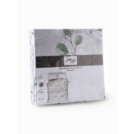 KPB Lovelife 2 joint venture "Eucalypt" 175*215cm, 200*220cm, 50*70cm-2 pcs, microfiber, 100% p/e-6