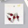 Decor for creativity Metal "Red Heart Wings" silver enamel 5.3x1.8 cm
