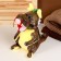 Soft toy "Dragon", 27 cm, gold color